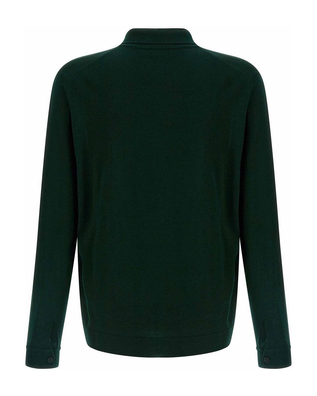 Roberto Collina Green Merino Wool Cardigan for men