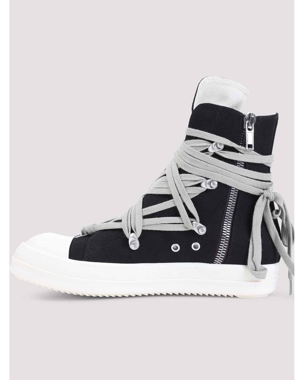 Rick Owens Black Drkshdw Megalace Sneakers for men