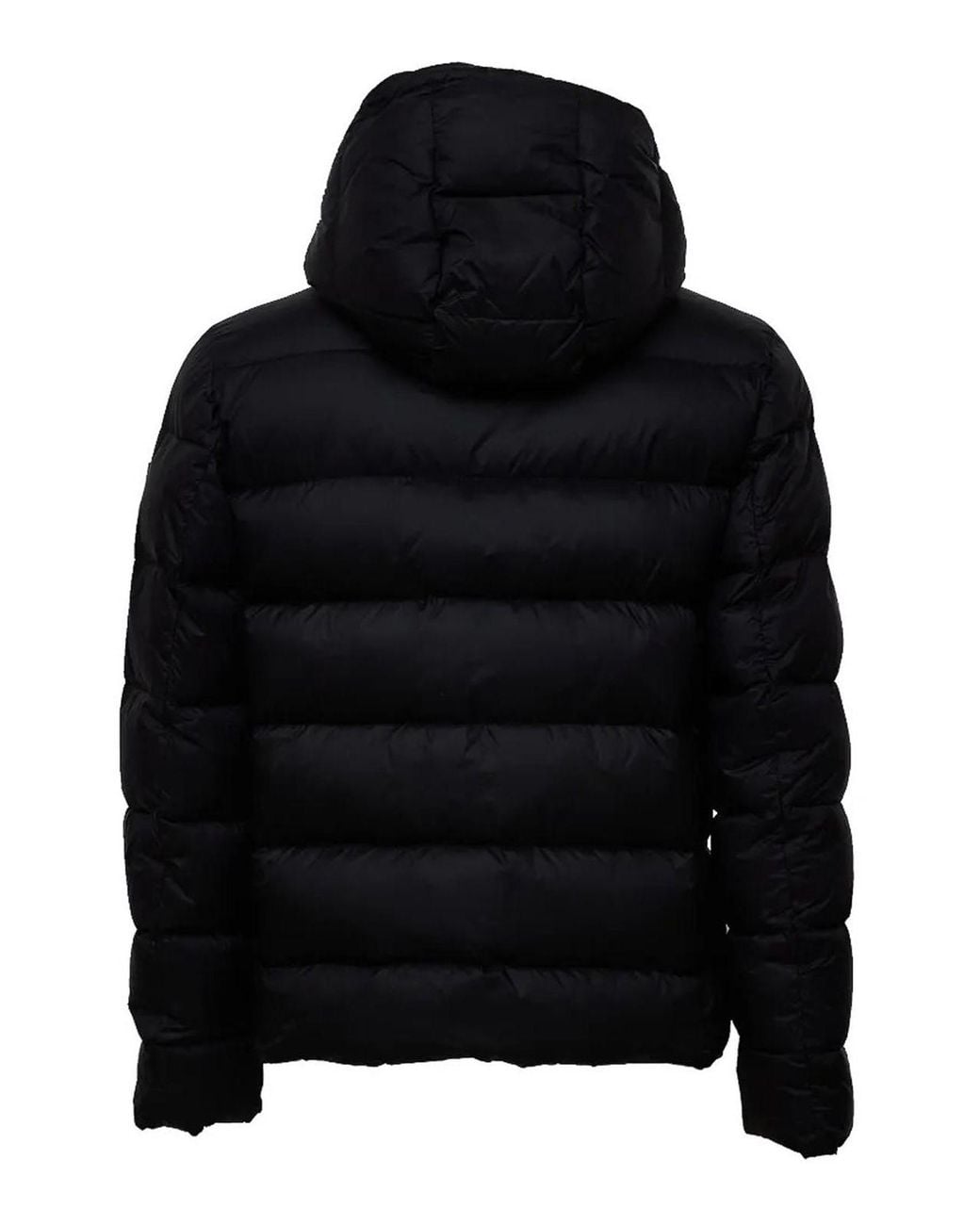 Fay Black Db Front Piuma Cappuccio Nero for men