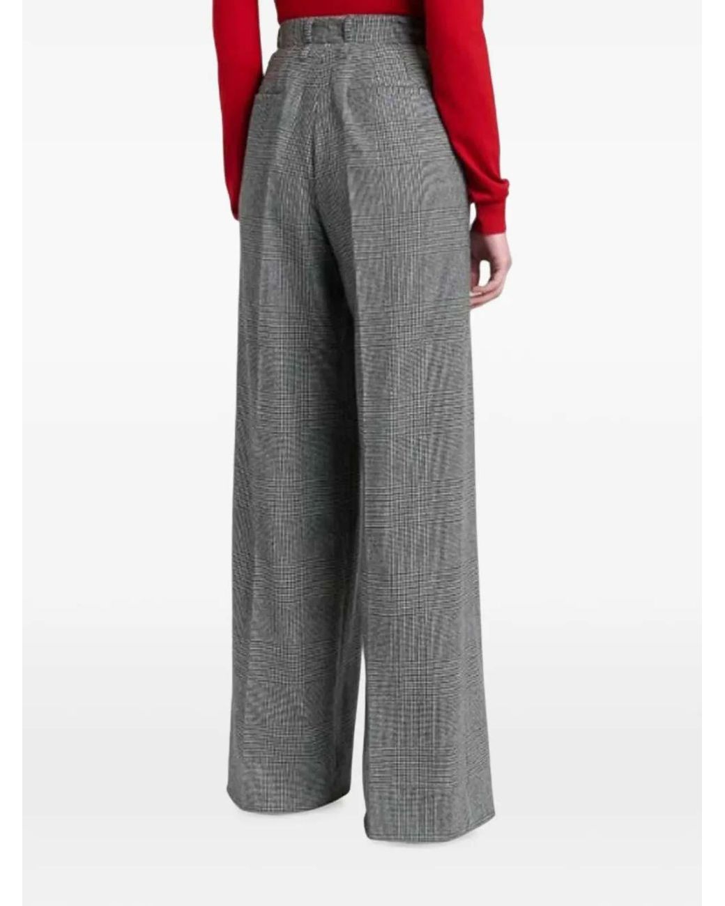 Dolce & Gabbana Gray Prince Of Wales Trousers