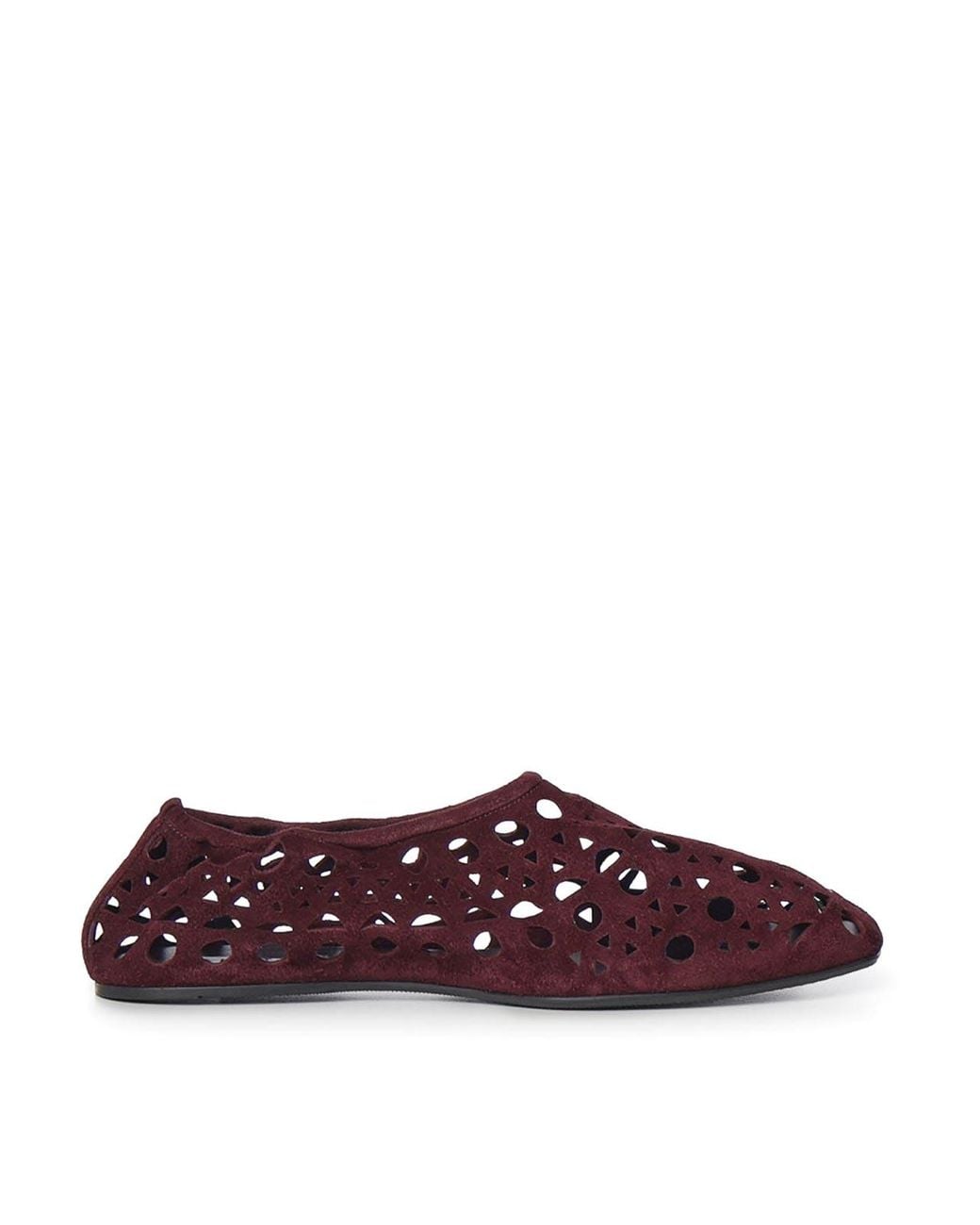 Alaïa Purple Vienne Suede Slippers
