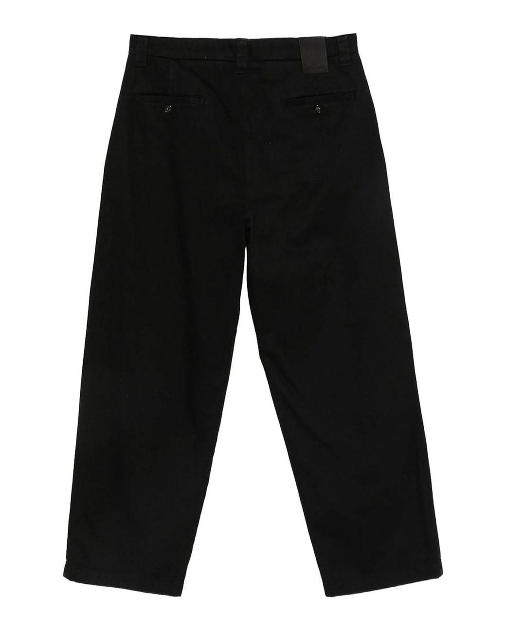 Paul & Shark Black Stresa Garment-Dyed Cotton Bull Trousers for men