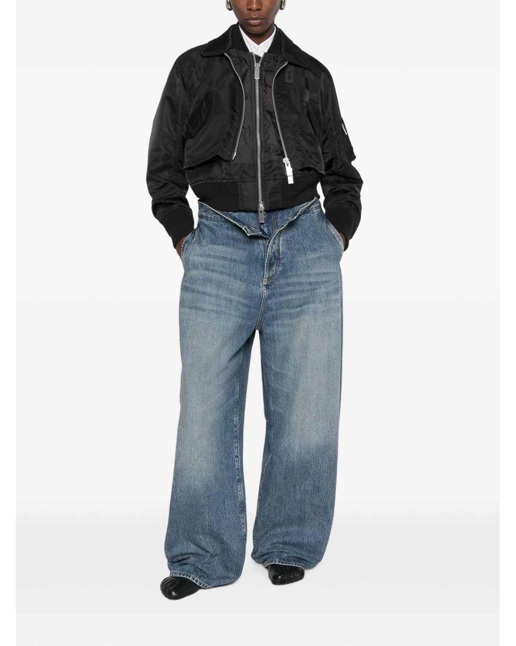 Sacai Black Short Jacket