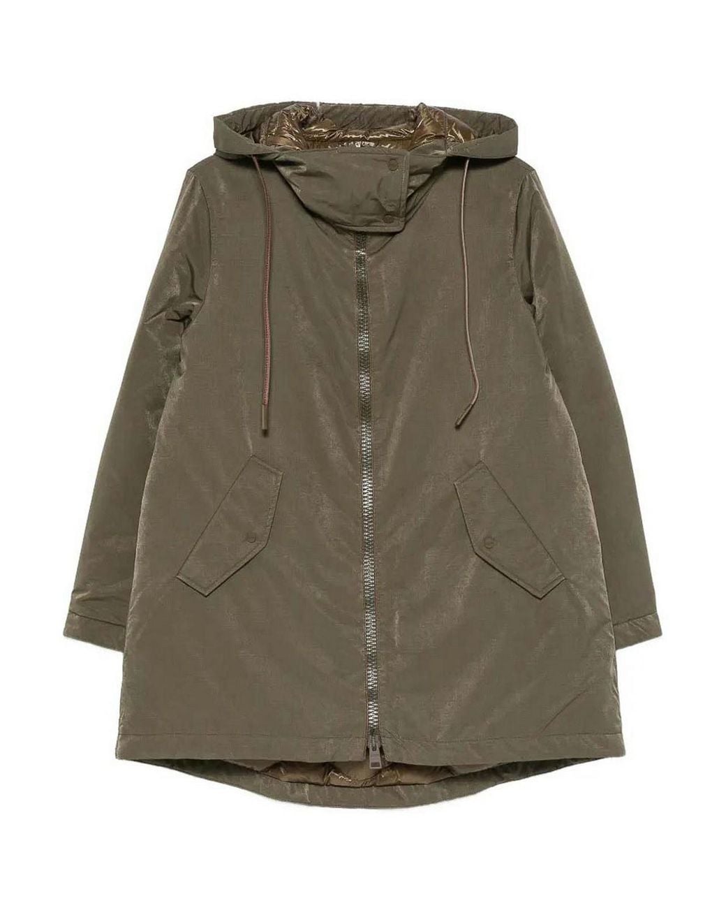Herno Green Long Parka