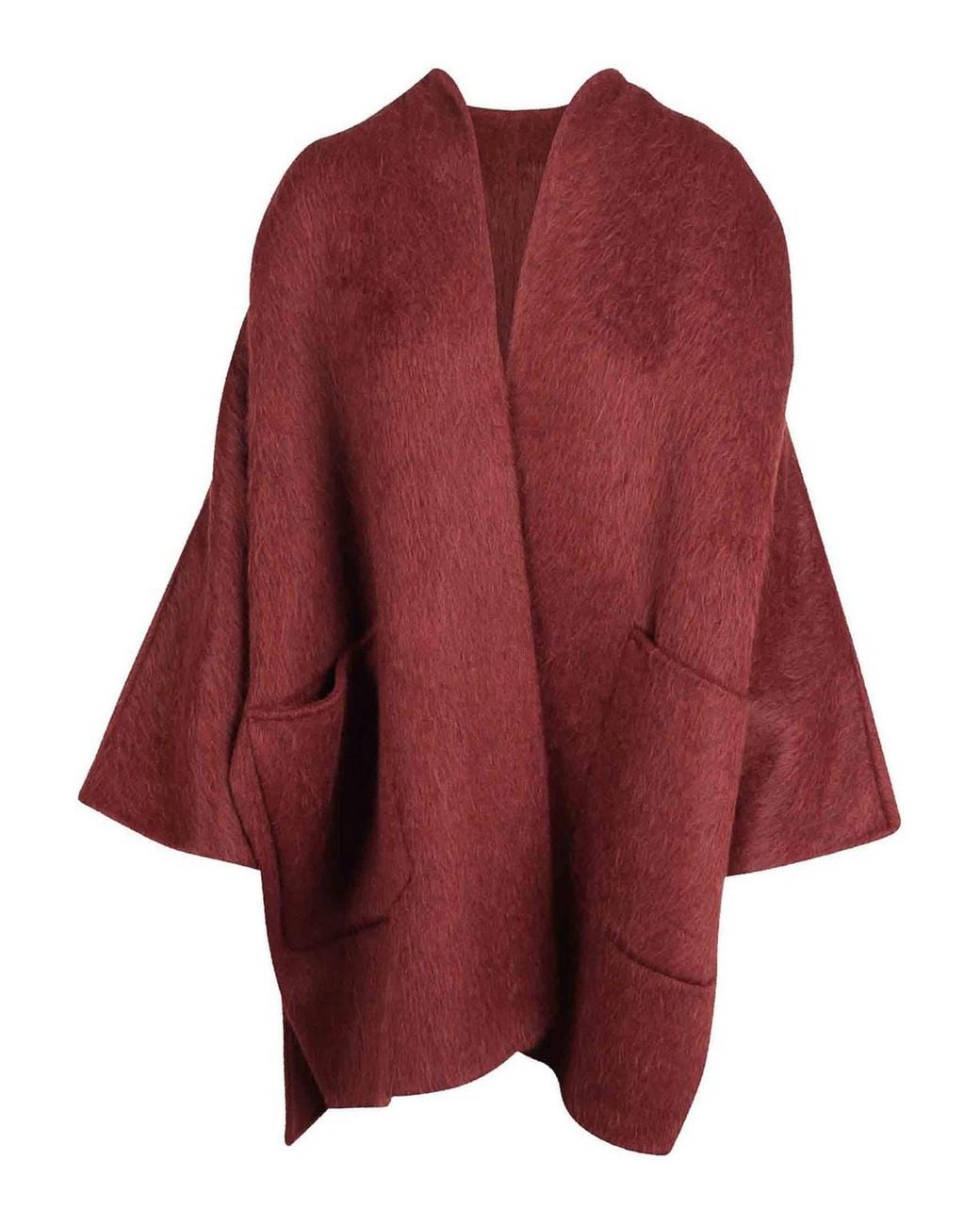 Max Mara Long-Haired Wool And Alpaca Coat