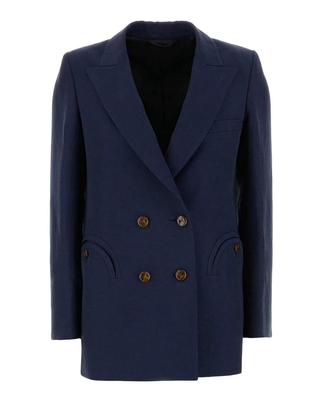 Blazé Milano Blue Savannah Double-Breasted Jacket
