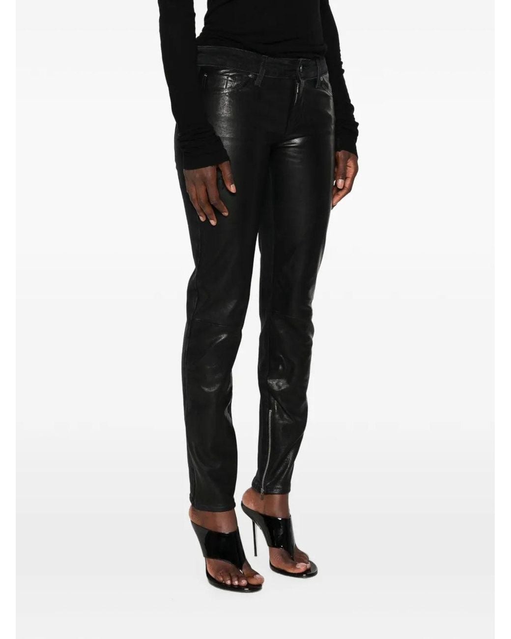Vaqueros Rectos 7 For All Mankind de color Black