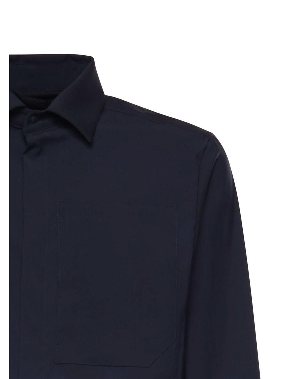 Chaqueta Casual Herno de hombre de color Blue