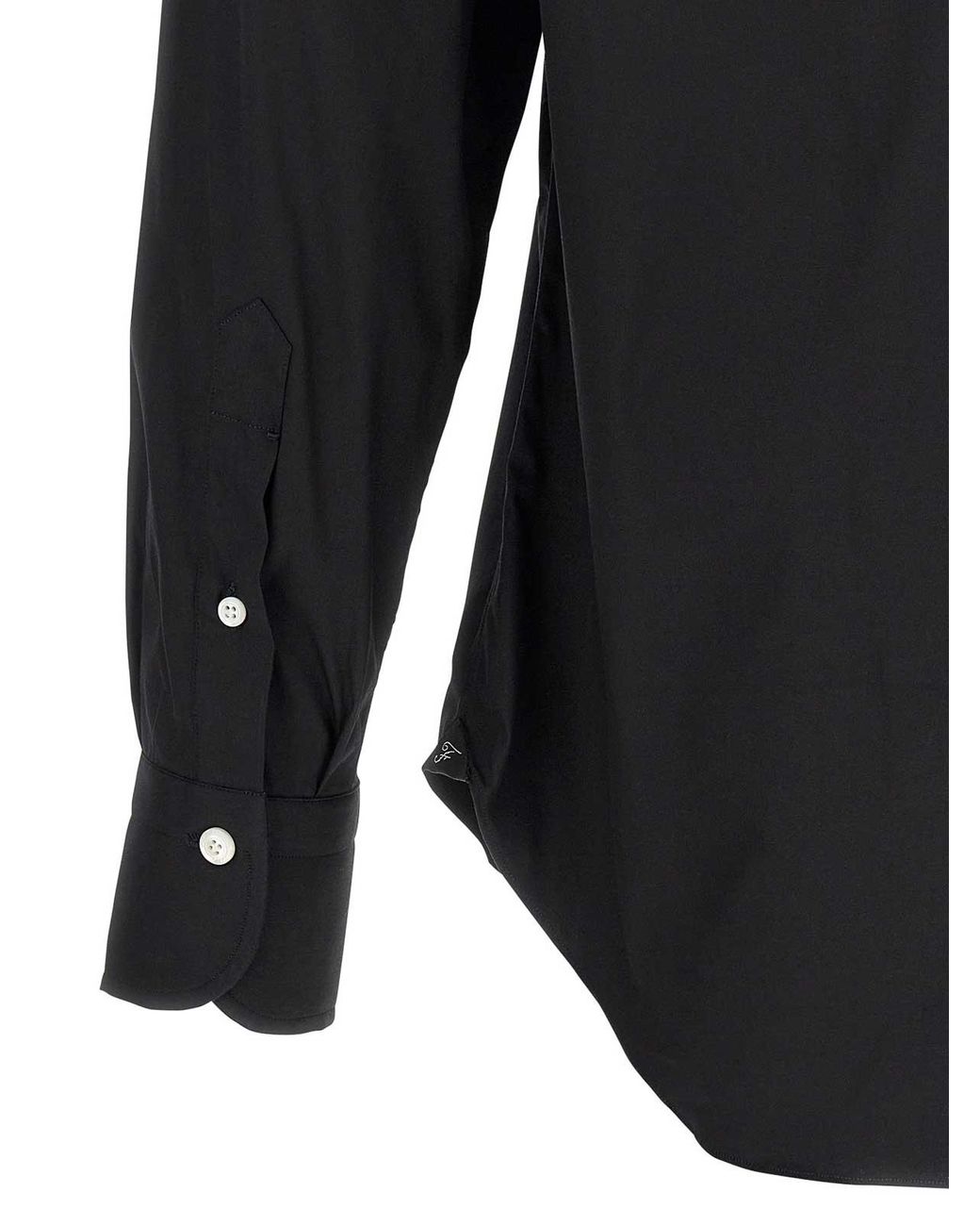 Finamore 1925 Black Napoli Shirt for men