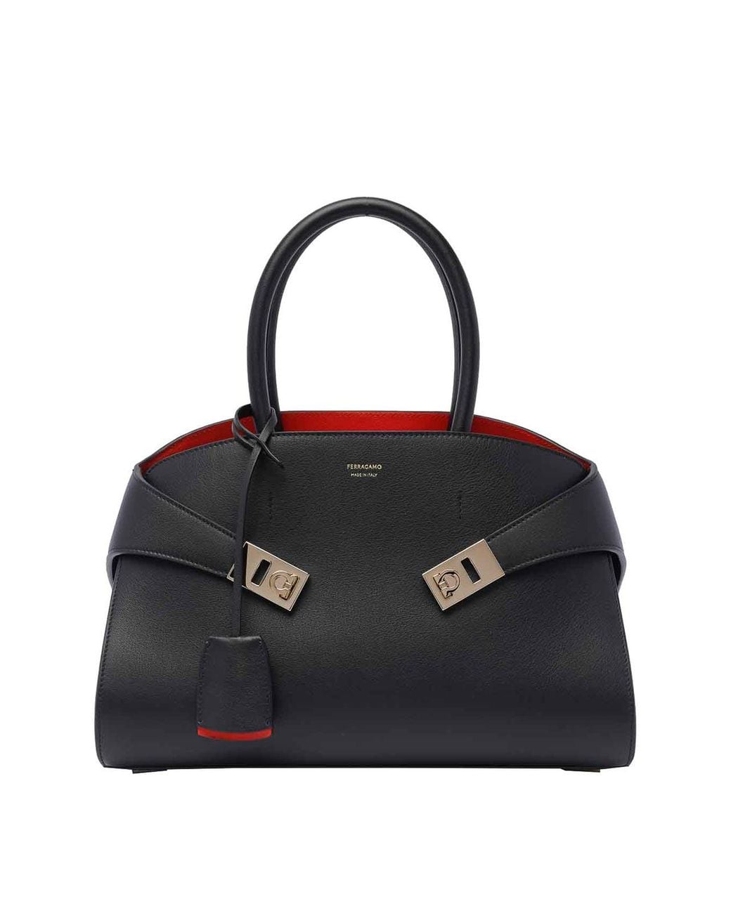 Ferragamo Black Hug Handbag