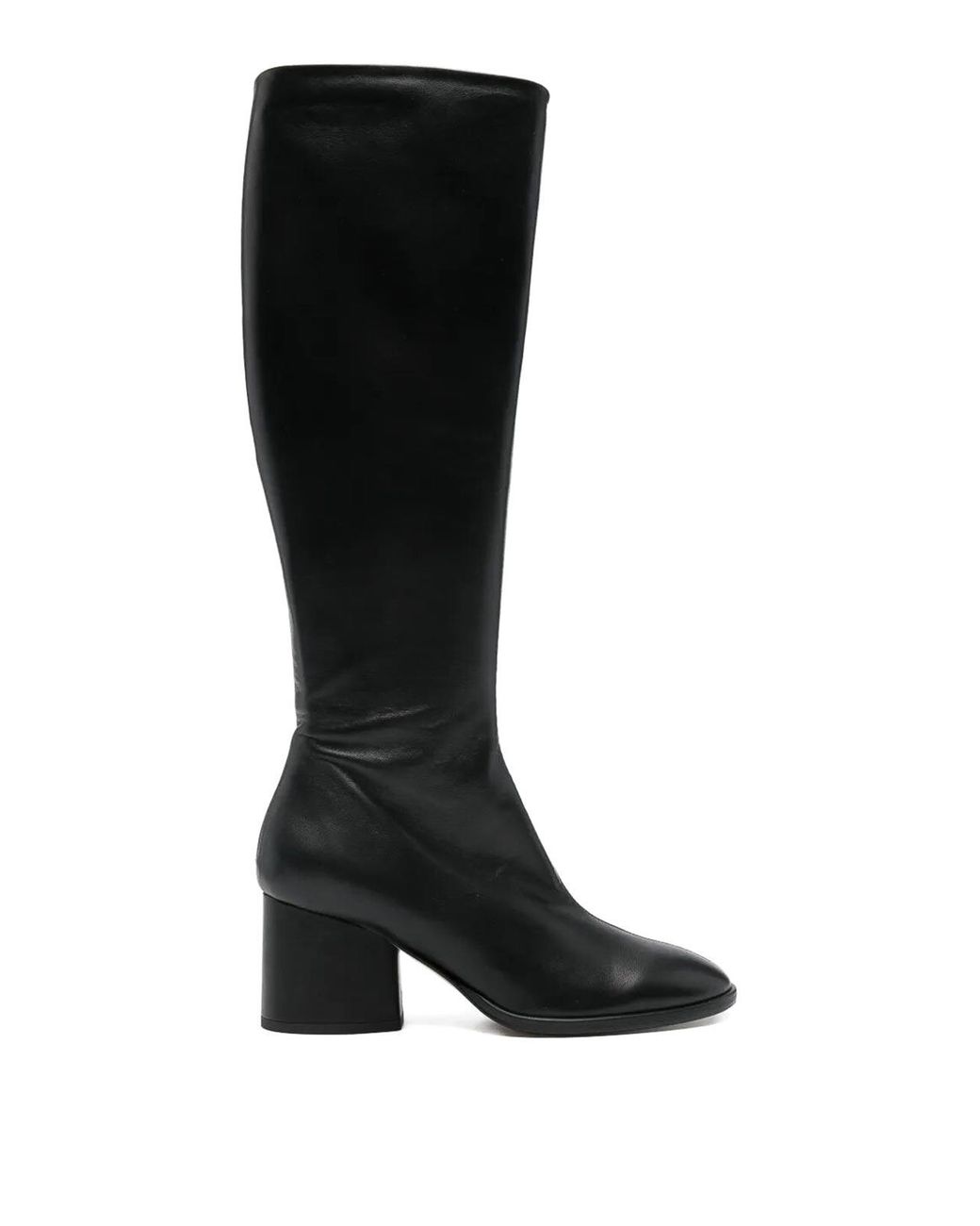 Aeyde Black "Alina" Knee High Boots