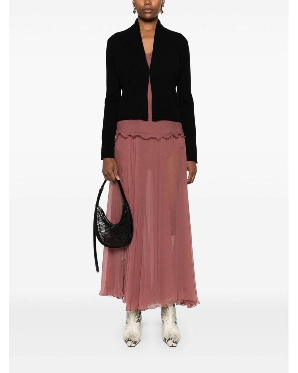 Guest In Residence Black Cashmere Cardigan