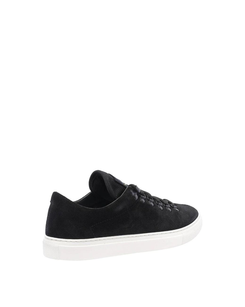 Stone Island Black Logo Sneakers for men