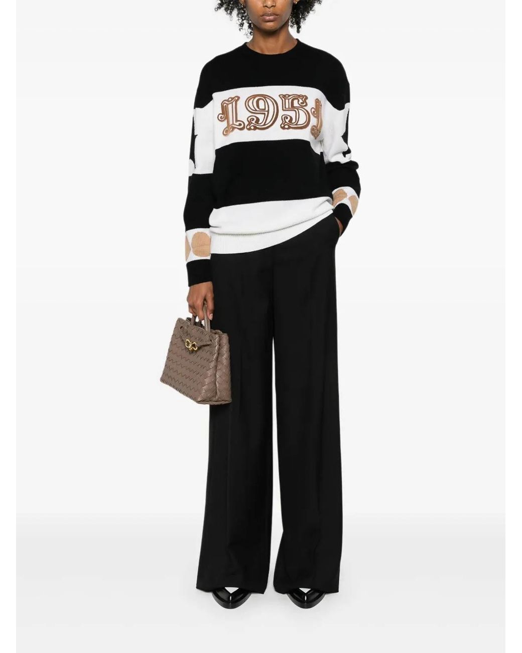 Max Mara Black 1951 Crew-Neck Sweater