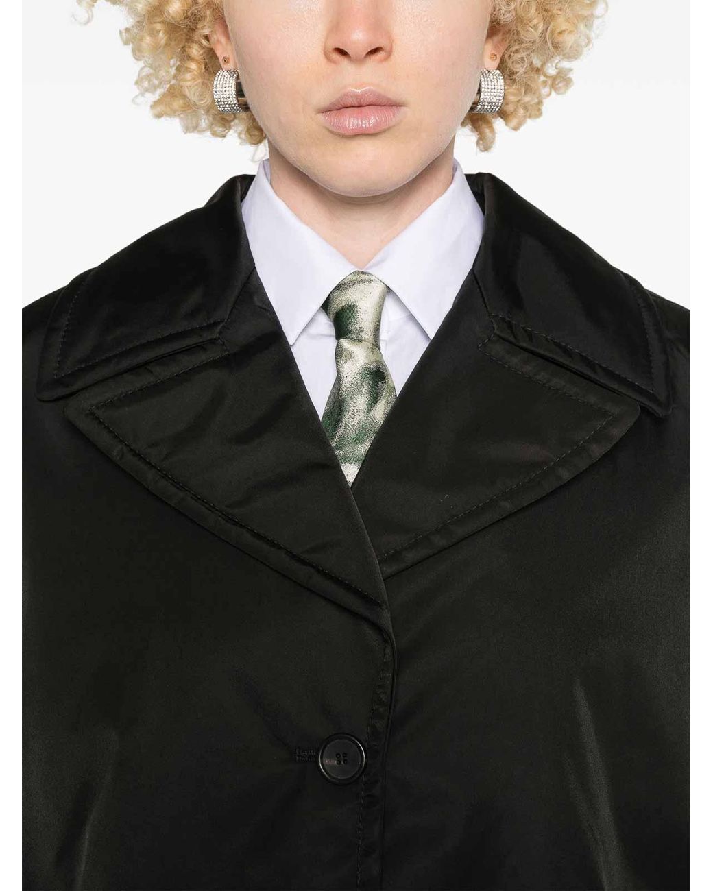 Marni Black Twill Coat