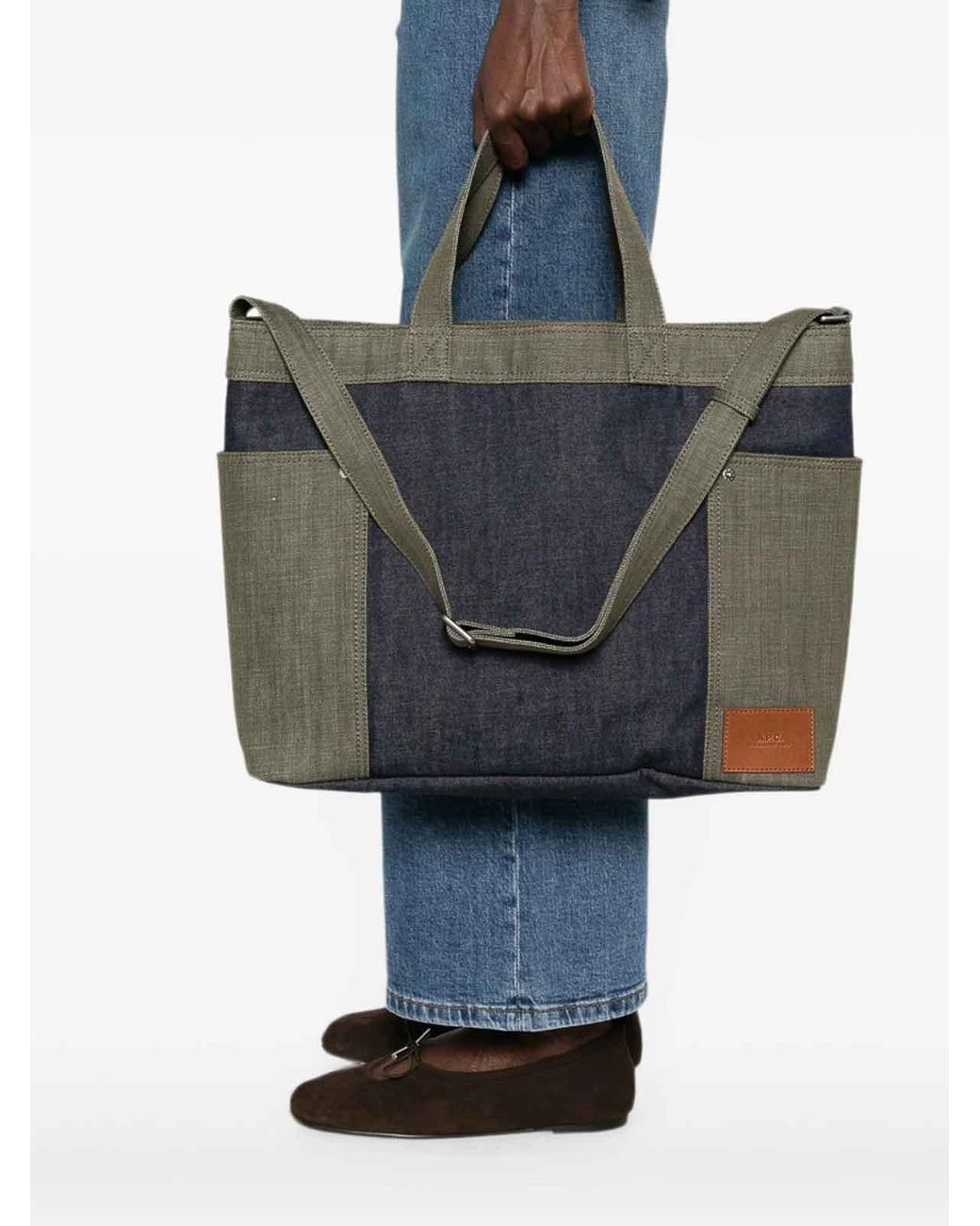 A.P.C. Black Bum Bag for men