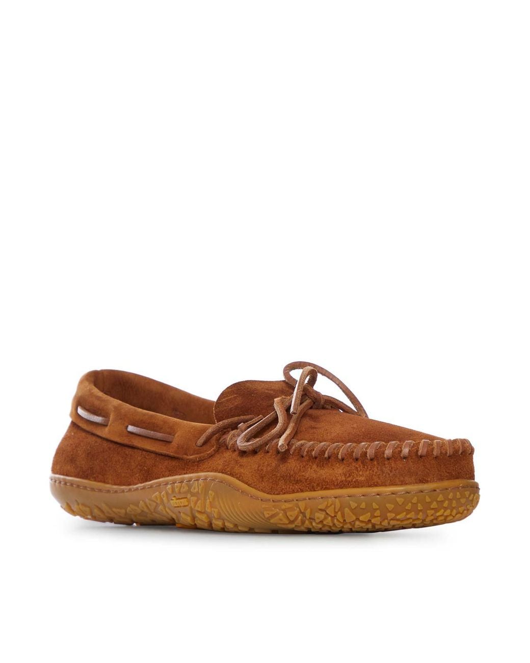 Buttero Brown Suede Boat Loafers With Vibram Sole for men
