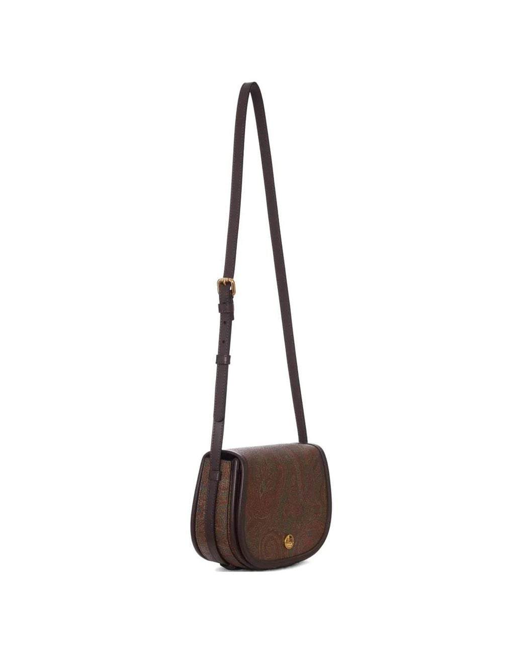 Etro White Arnica Leather Crossbody Bag