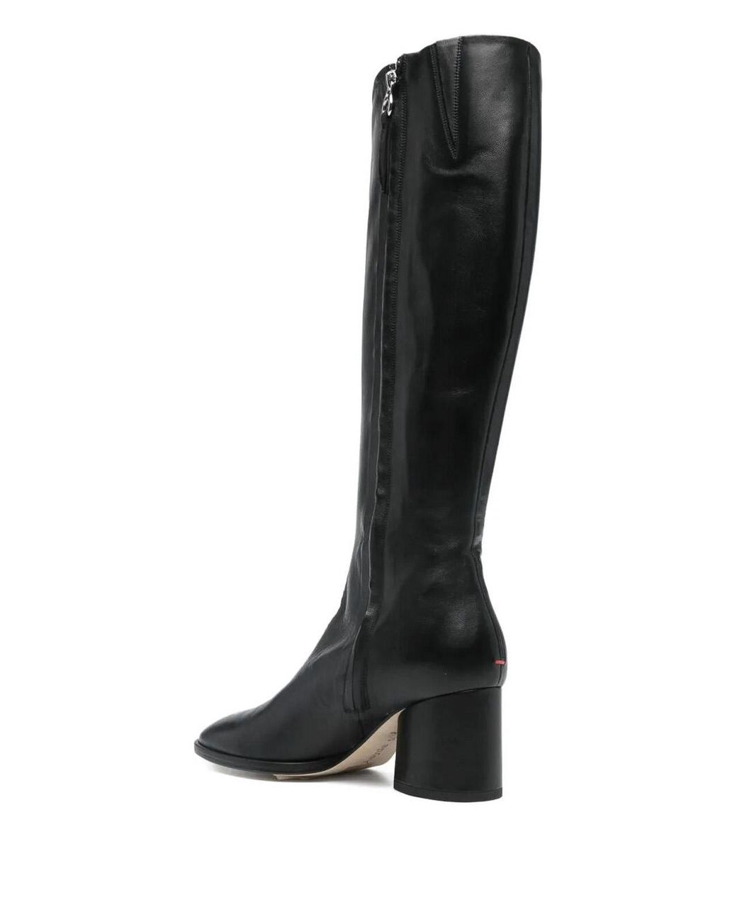 Aeyde Black "Alina" Knee High Boots