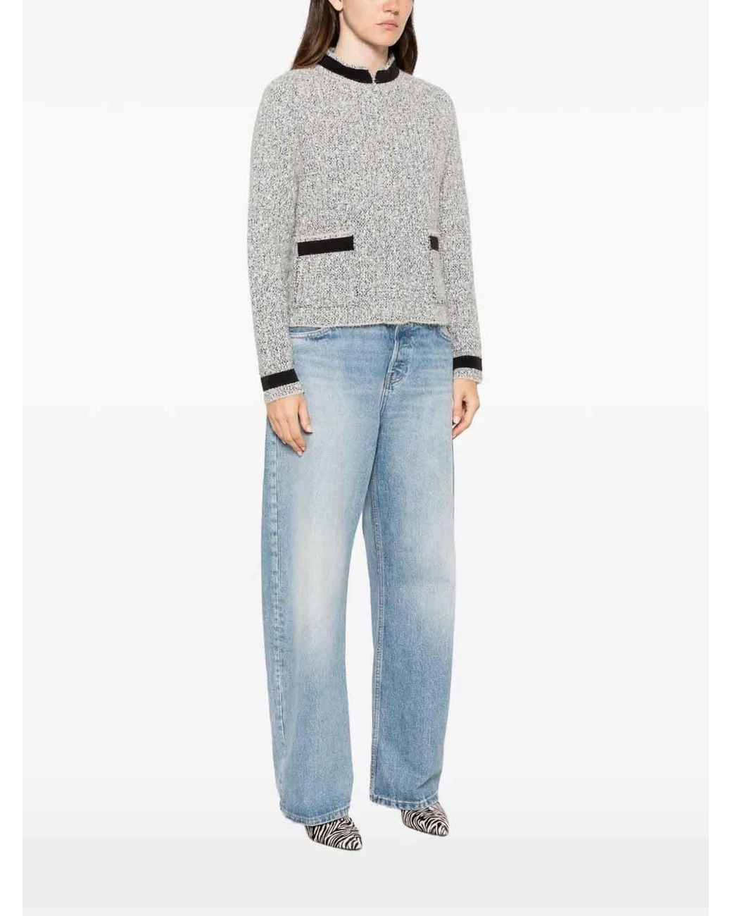 NEERA 20.52 Gray Jacket Bouclet