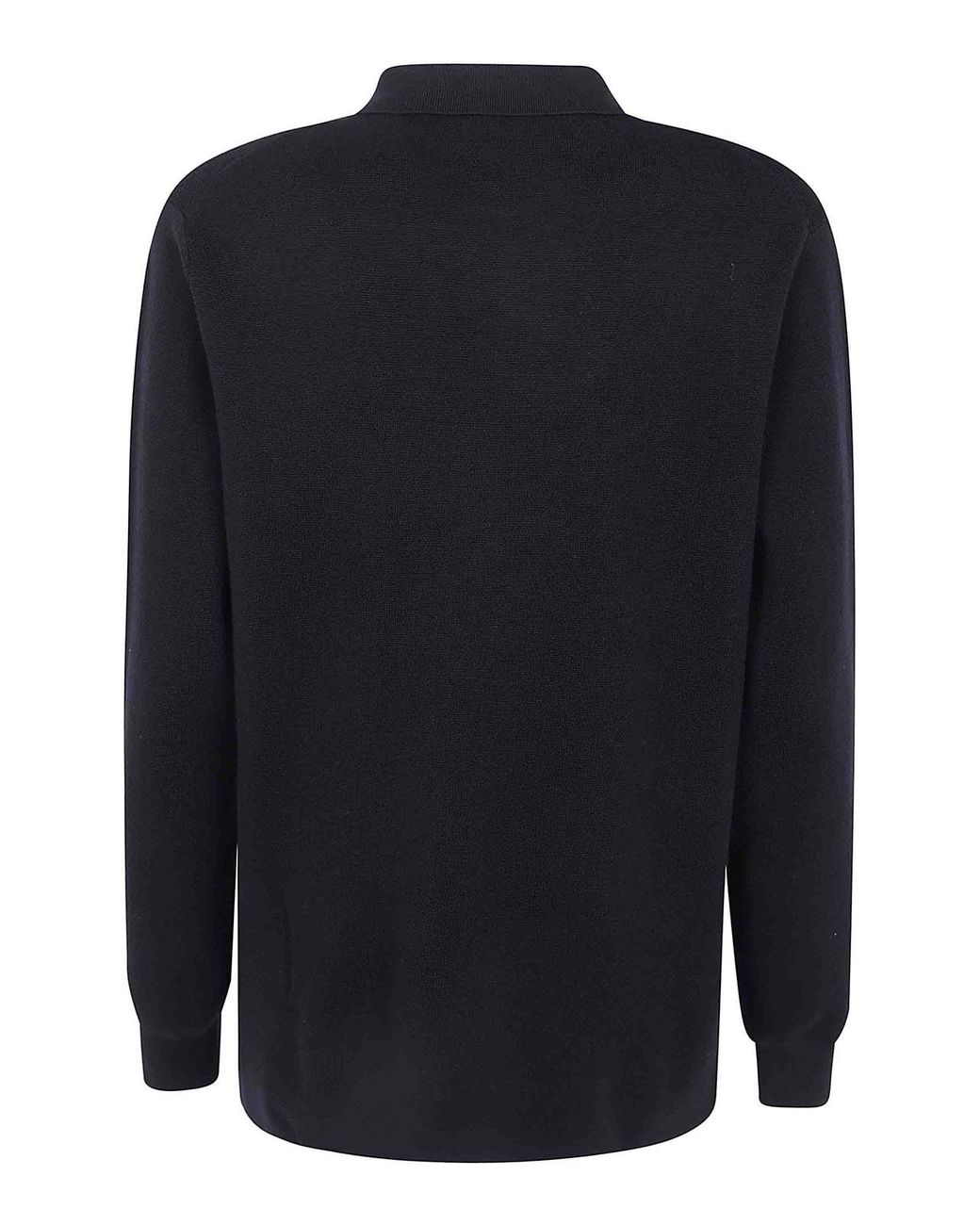 Aspesi Blue Polo Neck Sweater