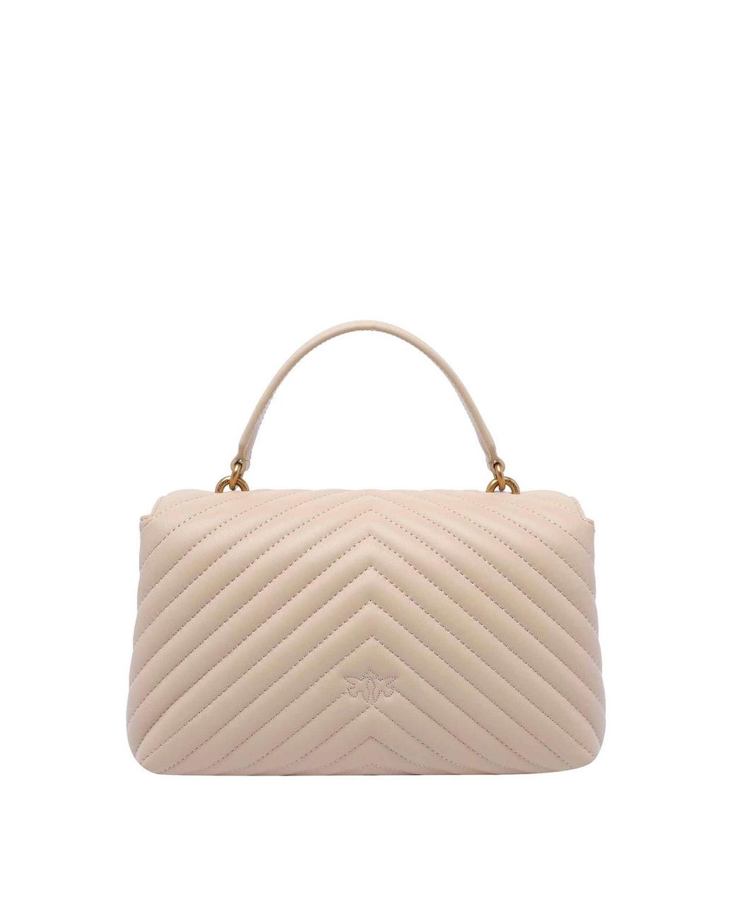 Pinko Natural Classic Love Lady Puffer Handbag