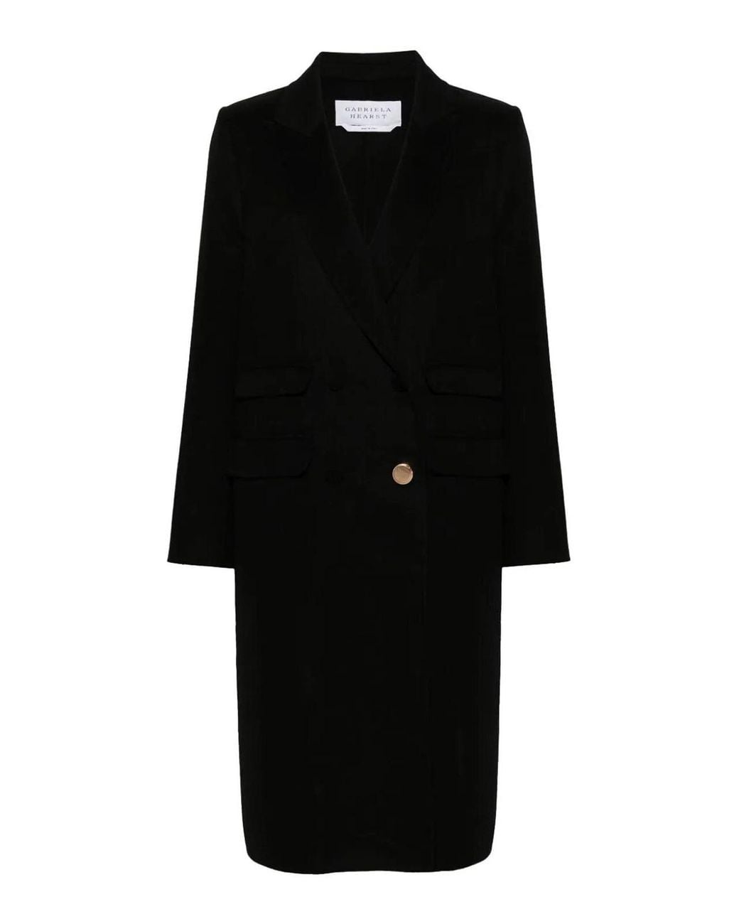 Gabriela Hearst Black Reed Coat