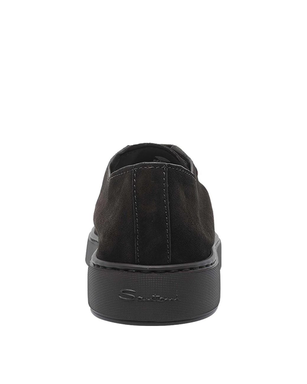 Santoni Black Damps Sneakers for men