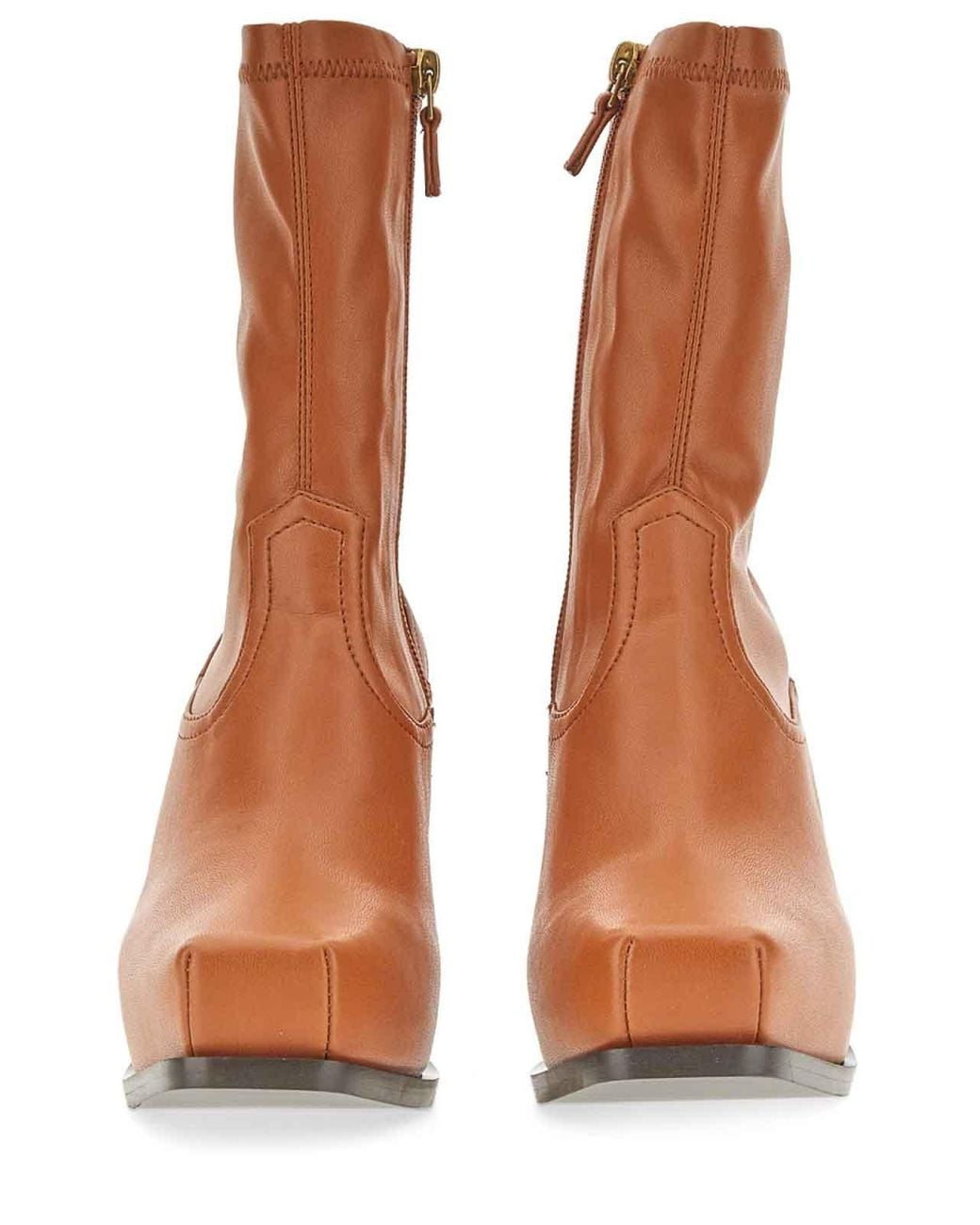 Stella McCartney Brown Cowboy Bootss