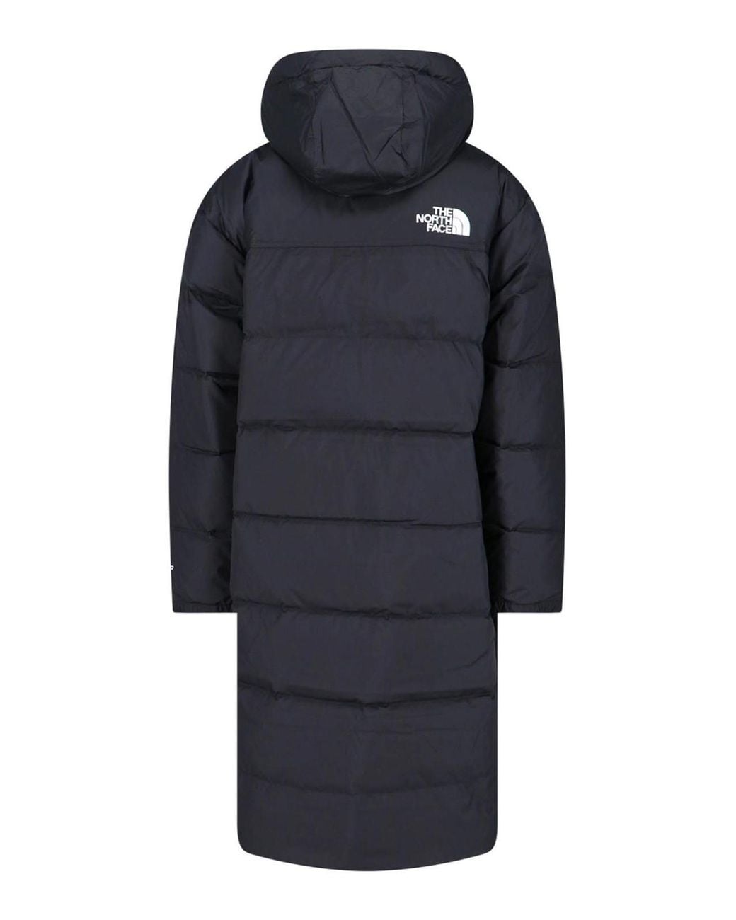 The North Face Blue Long Padded Down Jacket for men