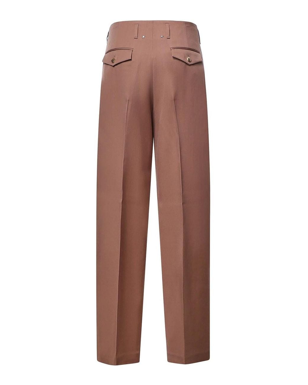 Golden Goose Deluxe Brand Brown Wool Palazzo Pants