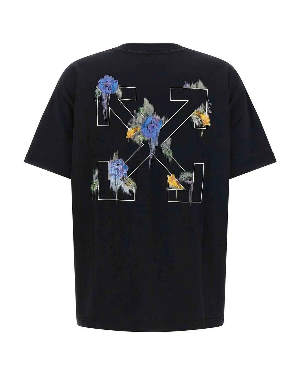 Off-White c/o Virgil Abloh Black Arrow Out Flower' T-Shirt