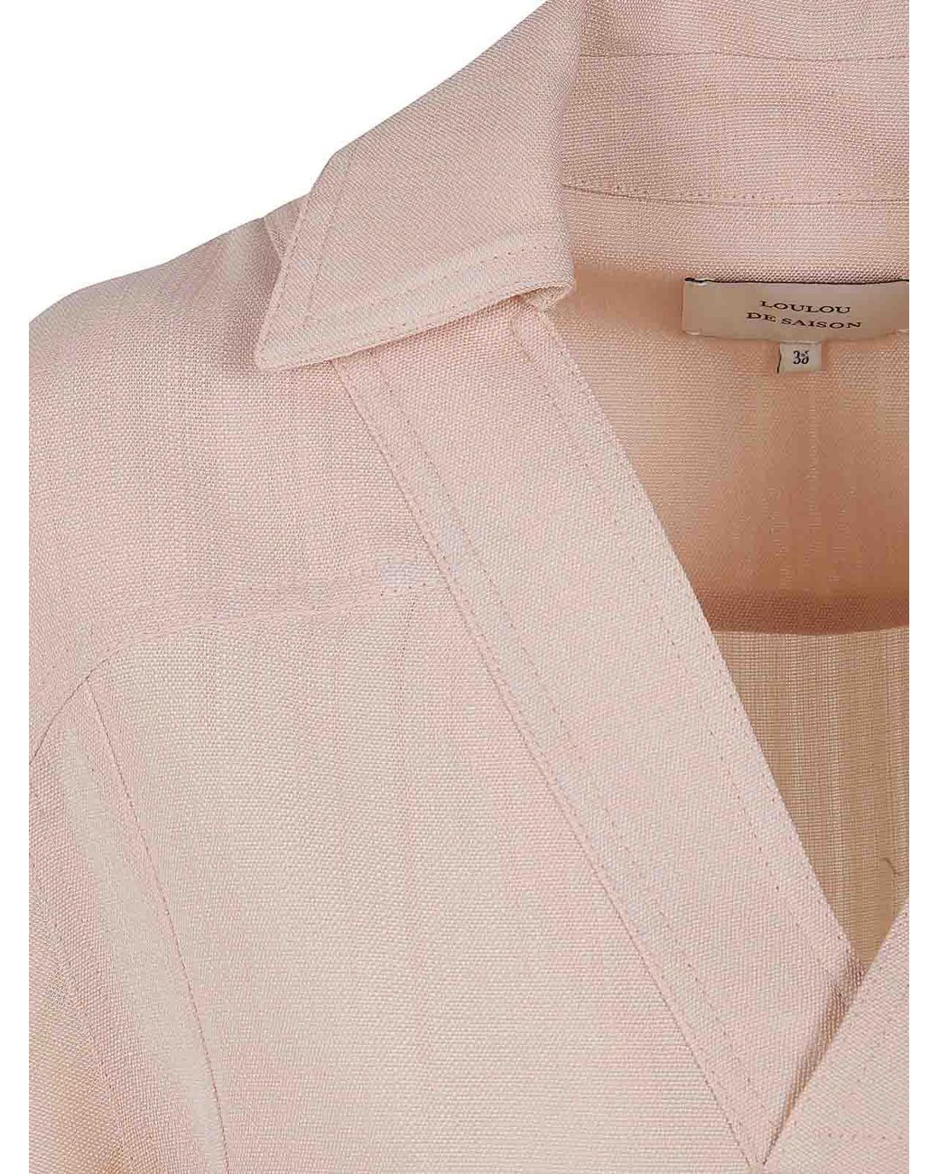 Loulou de Saison Natural Ermo Oversized Polo Shirt