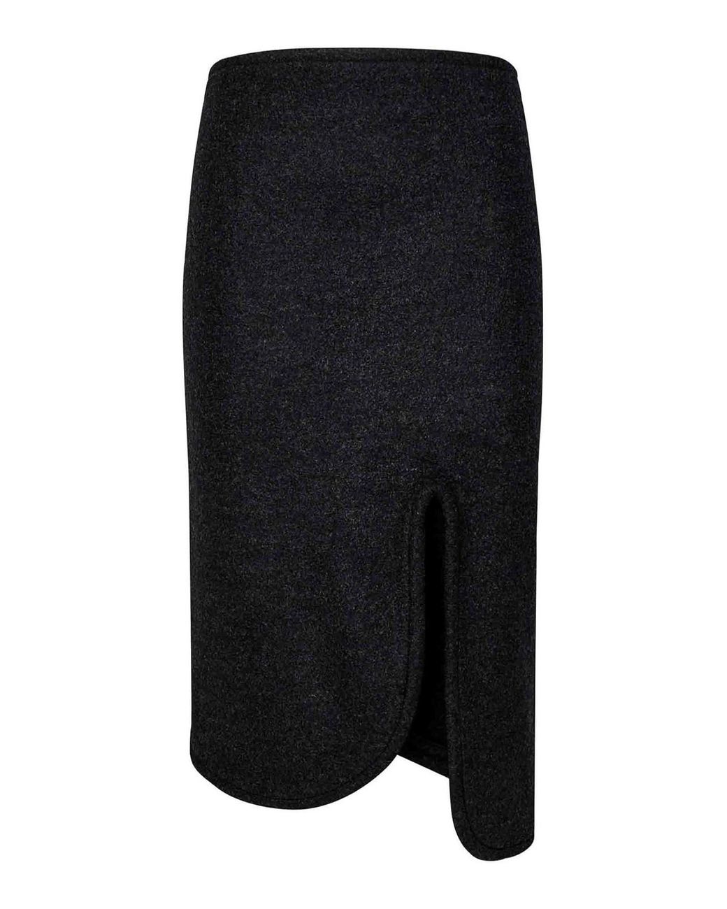Victoria Beckham Black Padded Skirt With Tube Detail