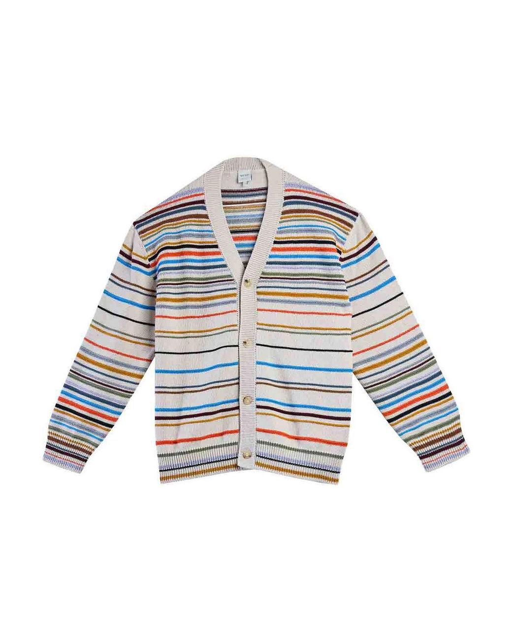 Paul Smith Blue Classic Stripe Cardigan for men