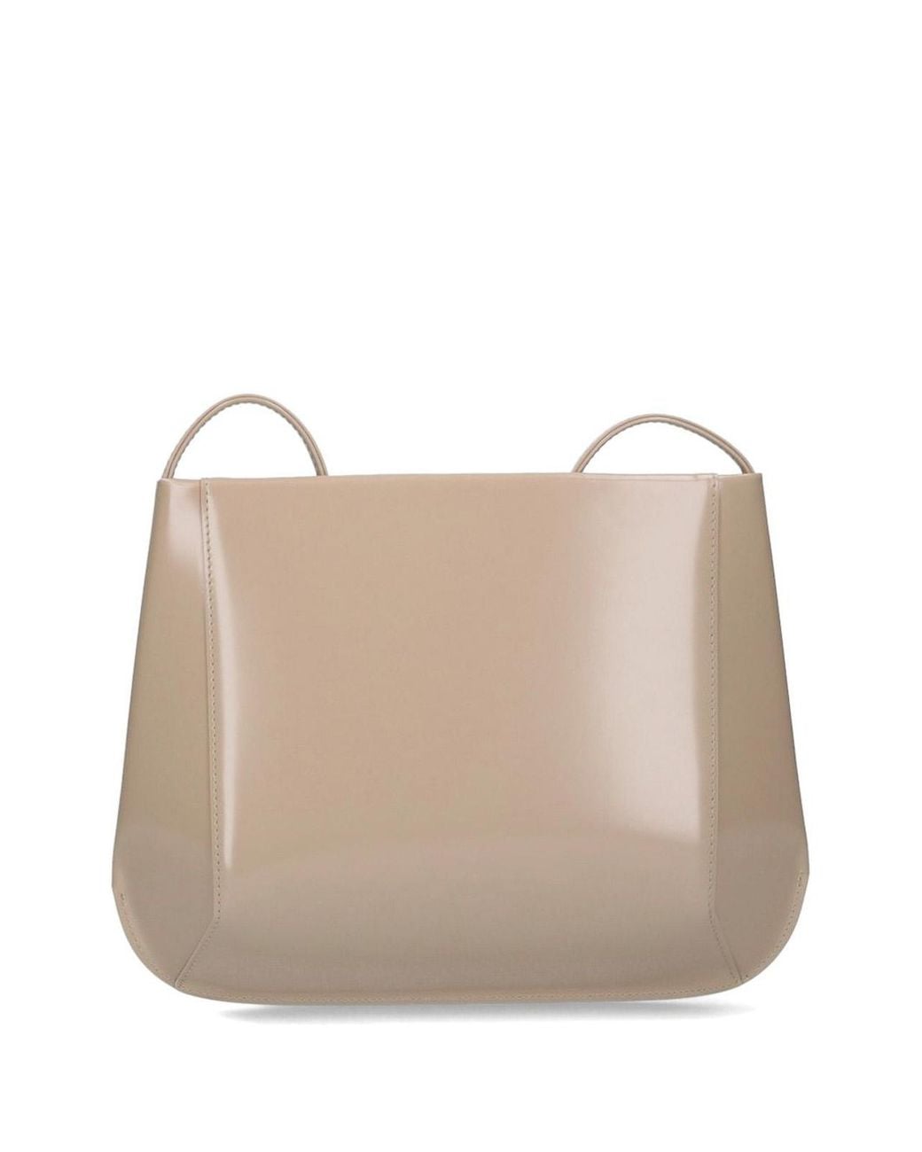Faune Natural Loge Leather Shoulder Bag