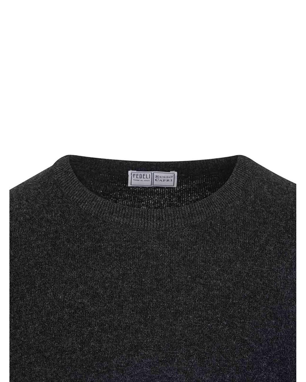 Fedeli Blue Arg Slim Ml Ch for men