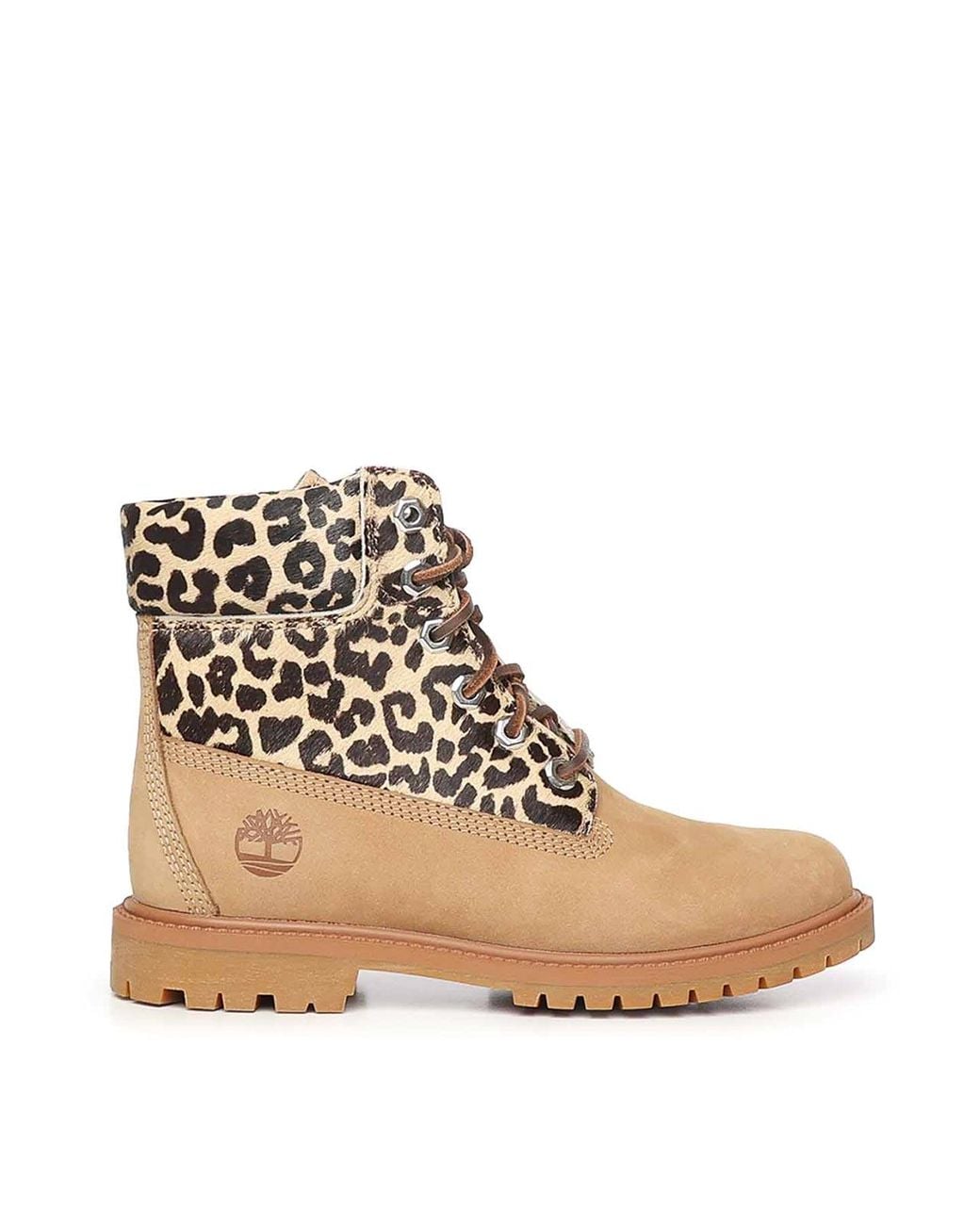Timberland Natural Lace-Up Boots