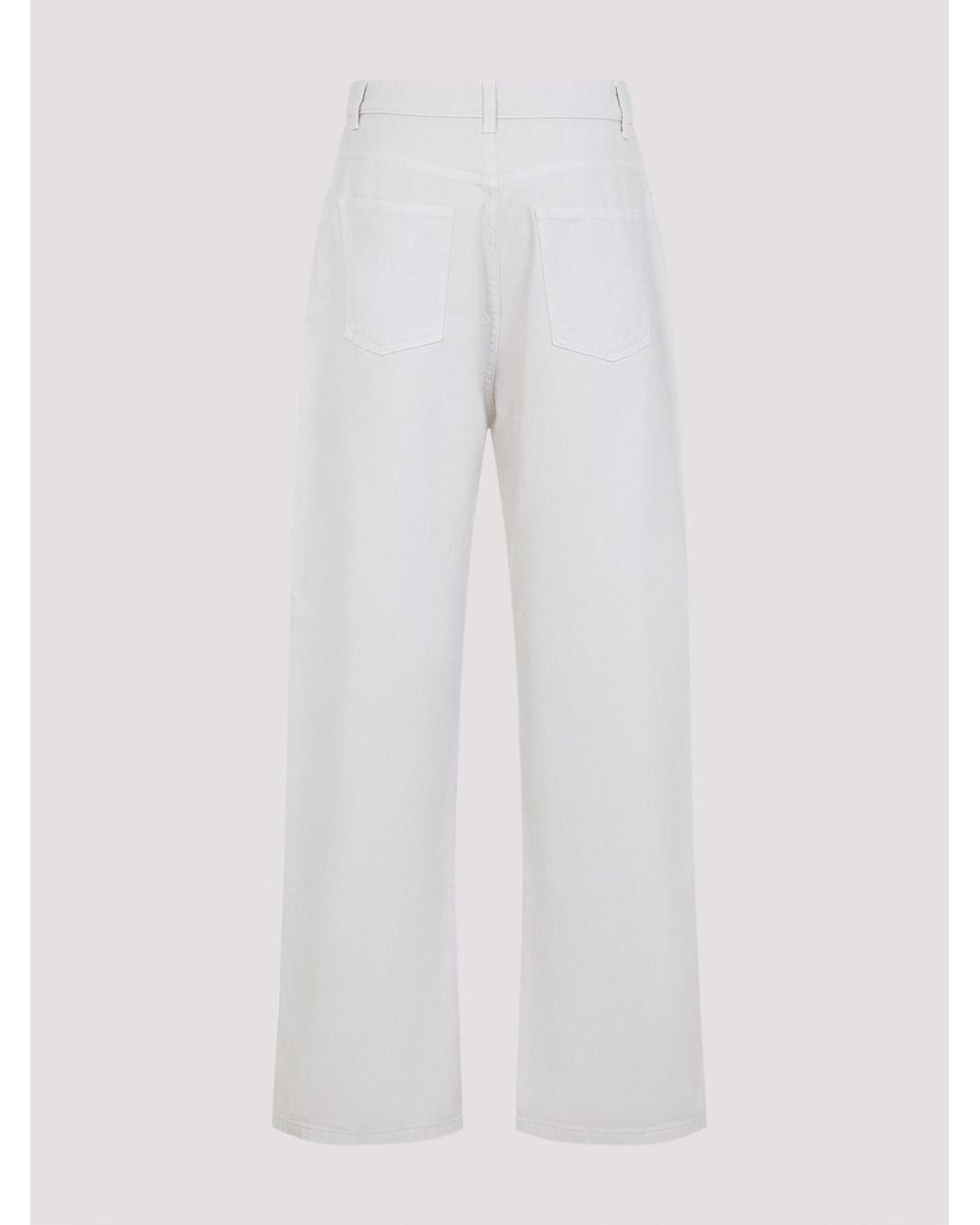 Phoebe Philo White Drop Jeans