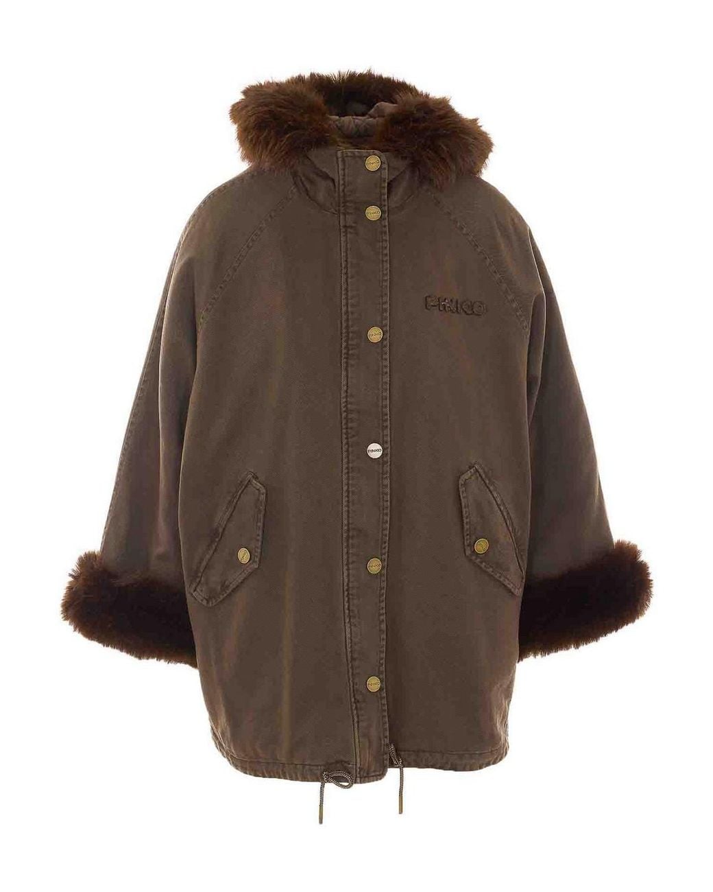Pinko Brown Patria Parka