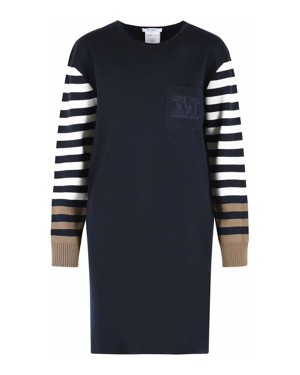 Max Mara Blue Cotro 'Velo' Dress
