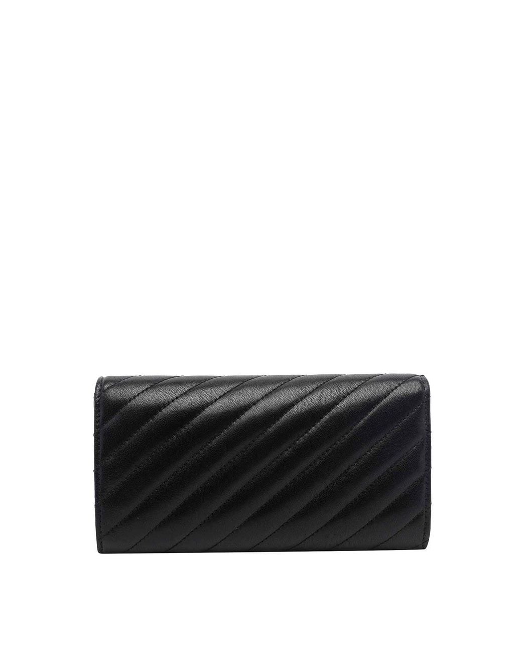 Jimmy Choo Black Curve Chain Wallet