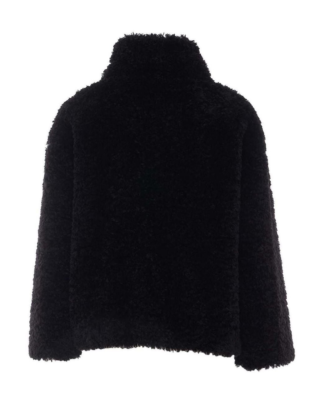 Herno Black Teddy Coat