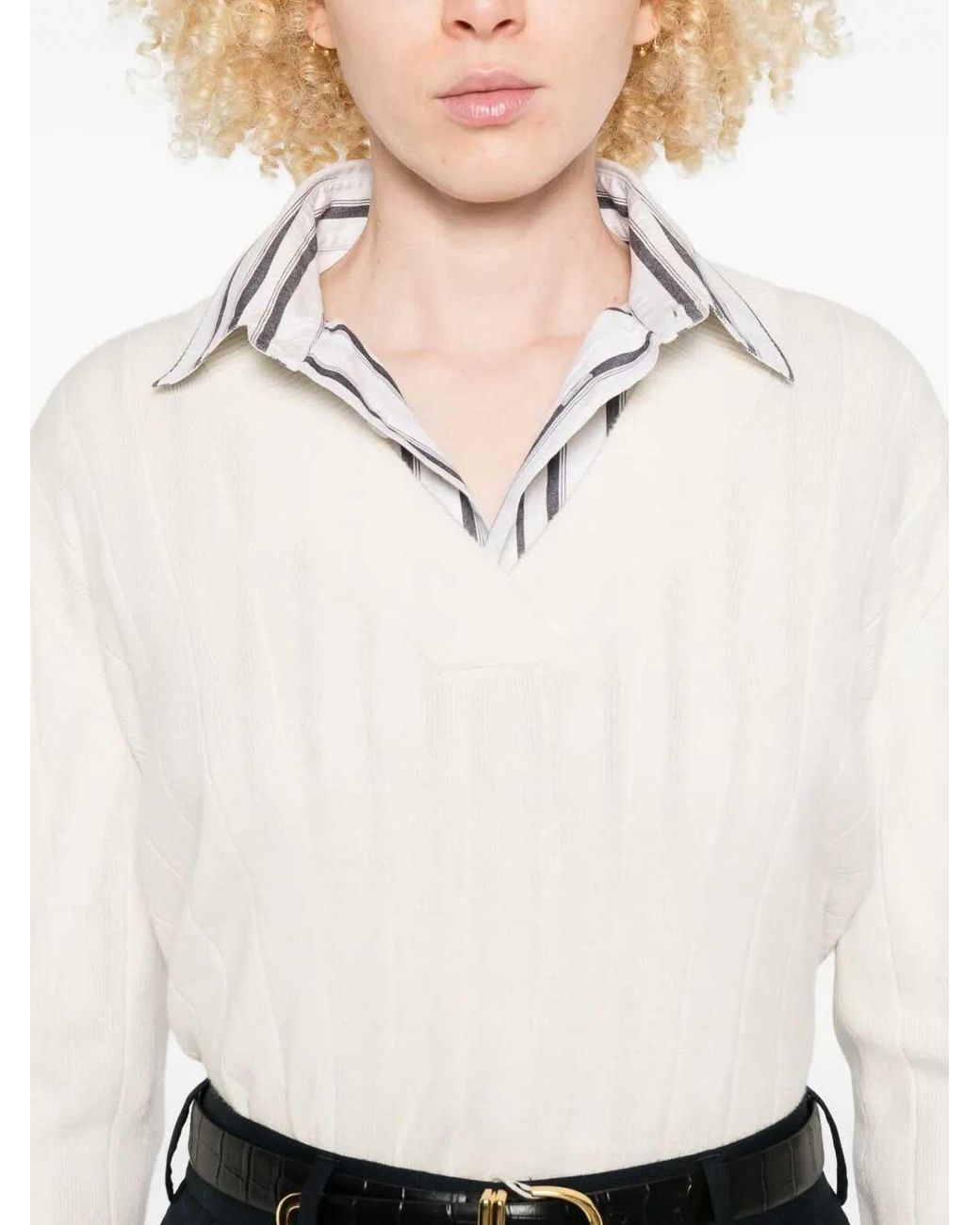 Max Mara White 'Maxmara Pure' Sweater