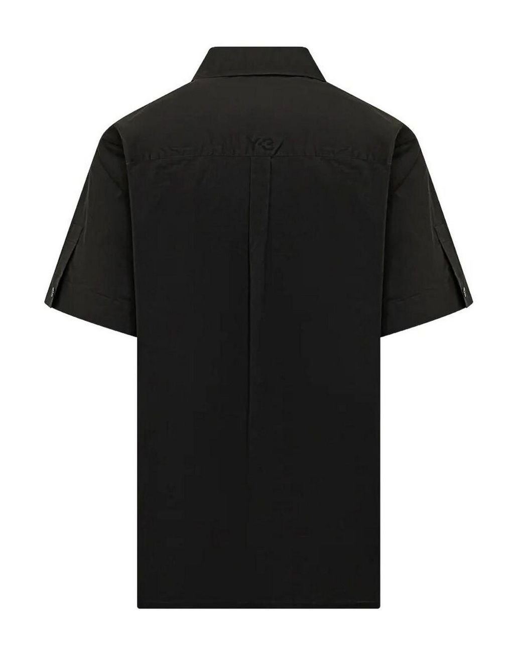 Y-3 Black Multi-Pocket Short-Sleeved Shirt for men