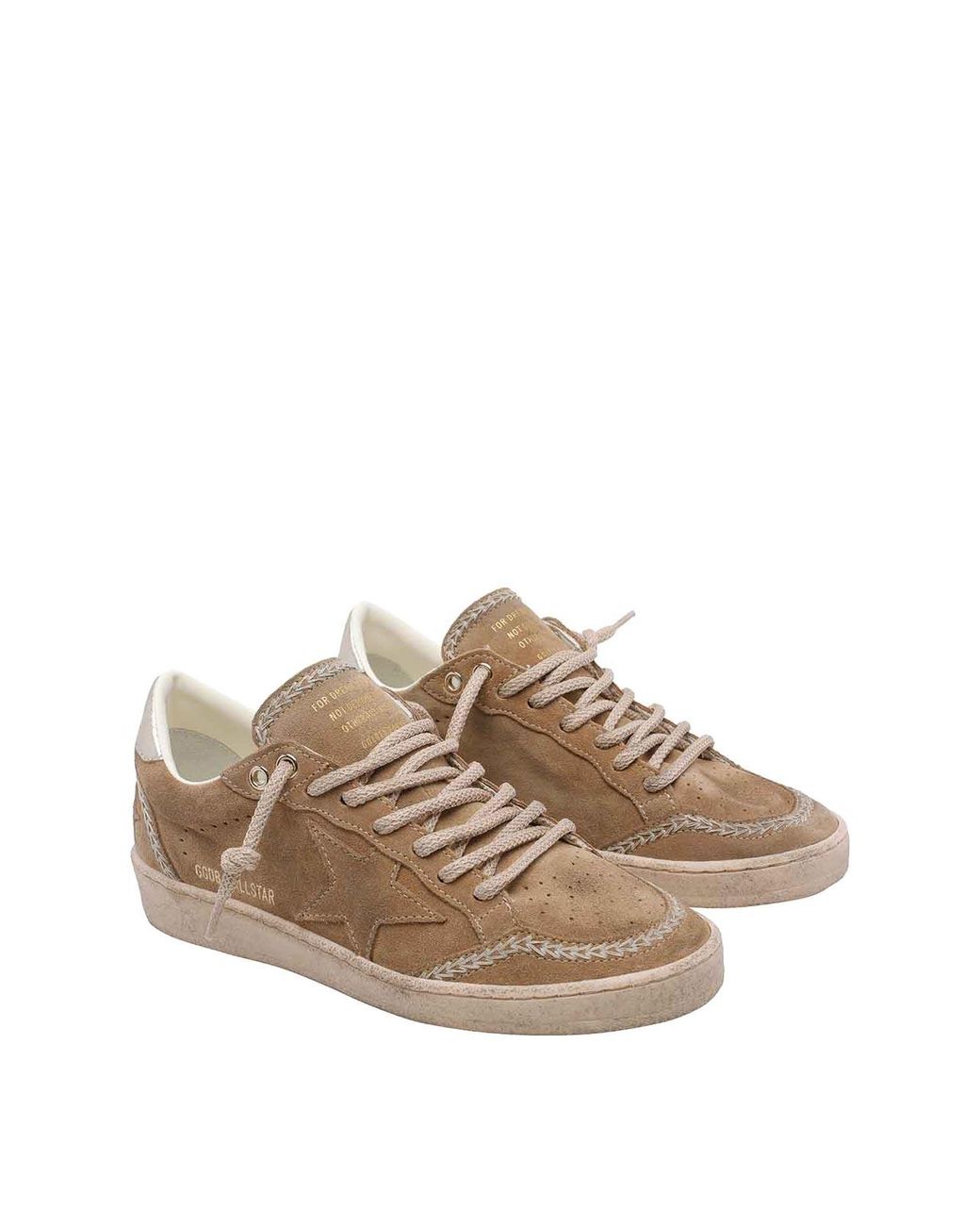 Golden Goose Deluxe Brand Brown Ball Star Sneakers