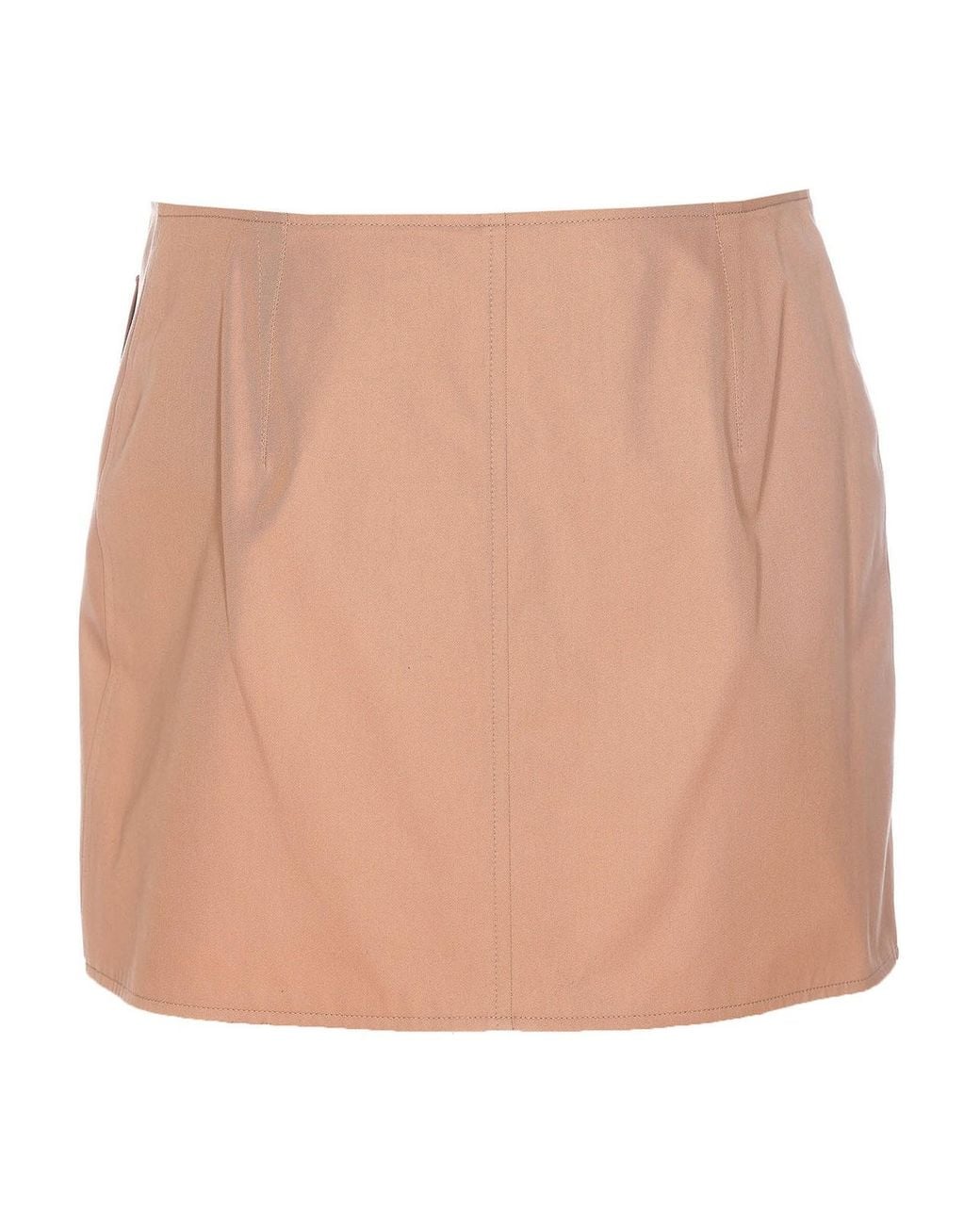 Burberry Natural Mini Skirt