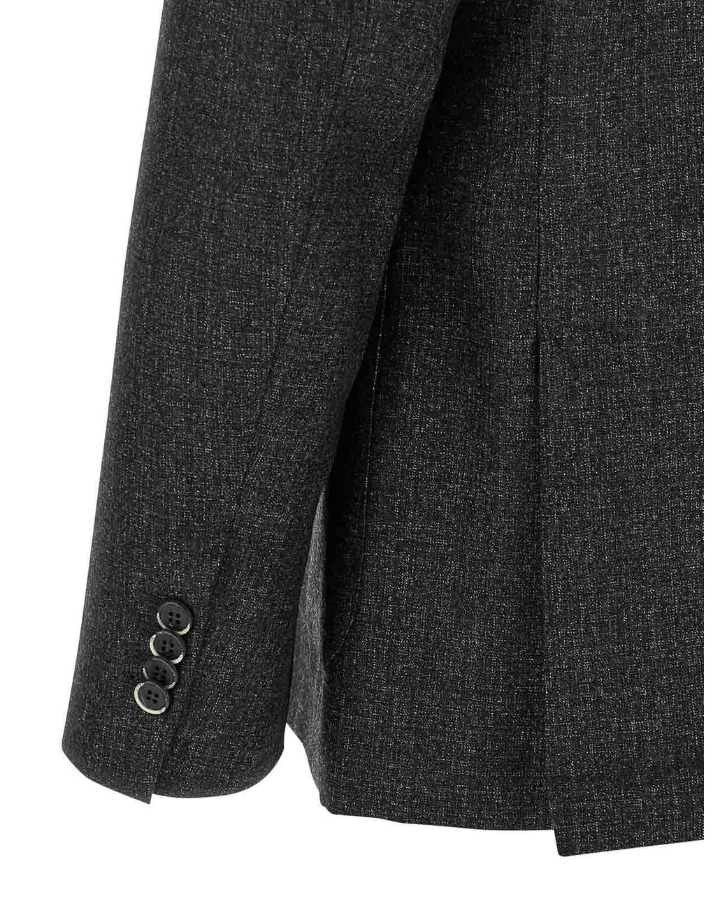 Barena Black Doria Blazer for men