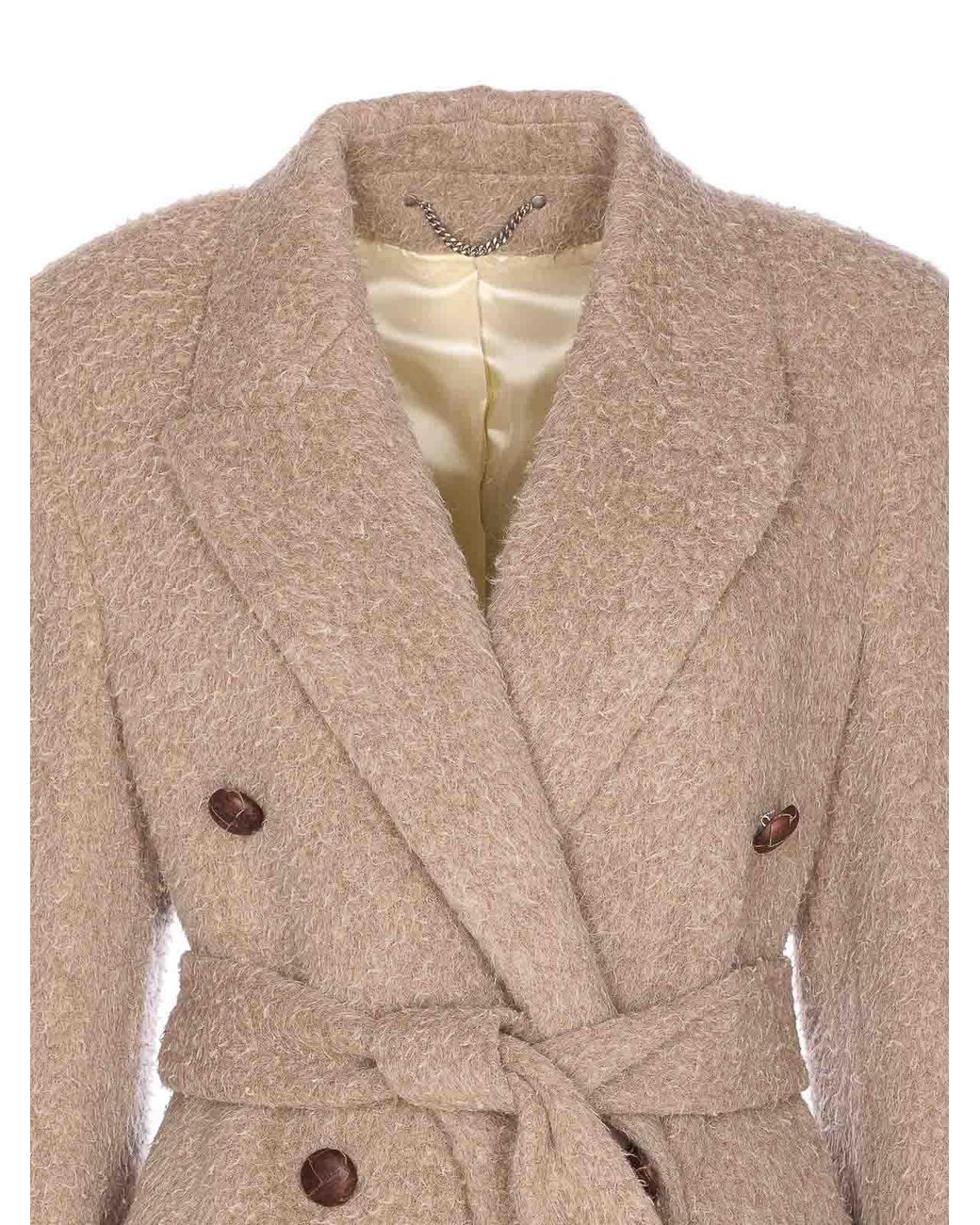 Golden Goose Deluxe Brand Natural Double Breatsed Button Coat