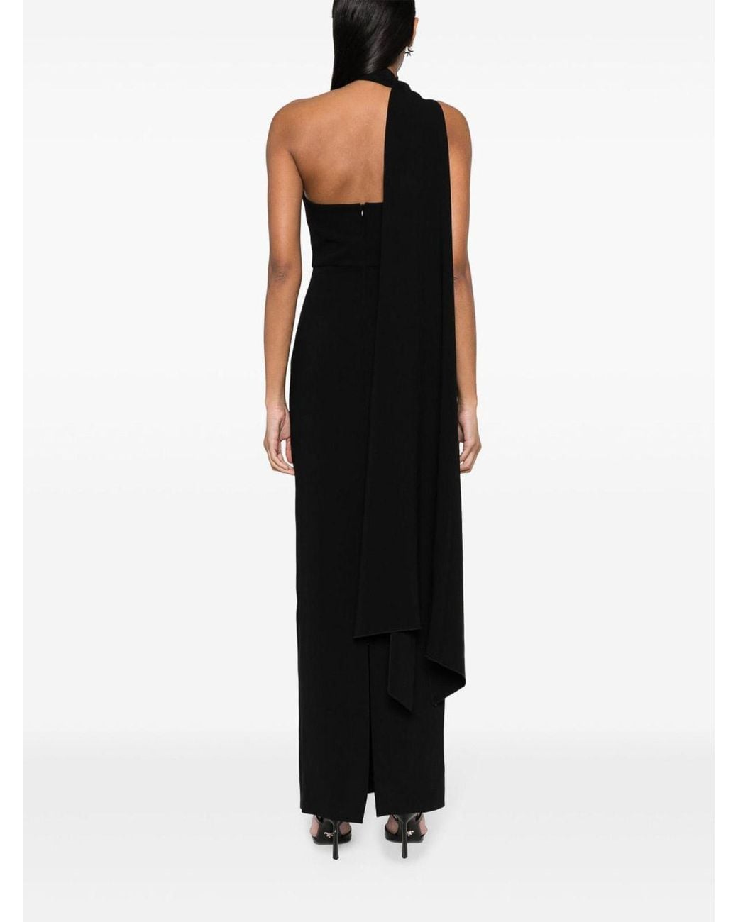 Solace London Demi Maxi Dress in Black | Lyst